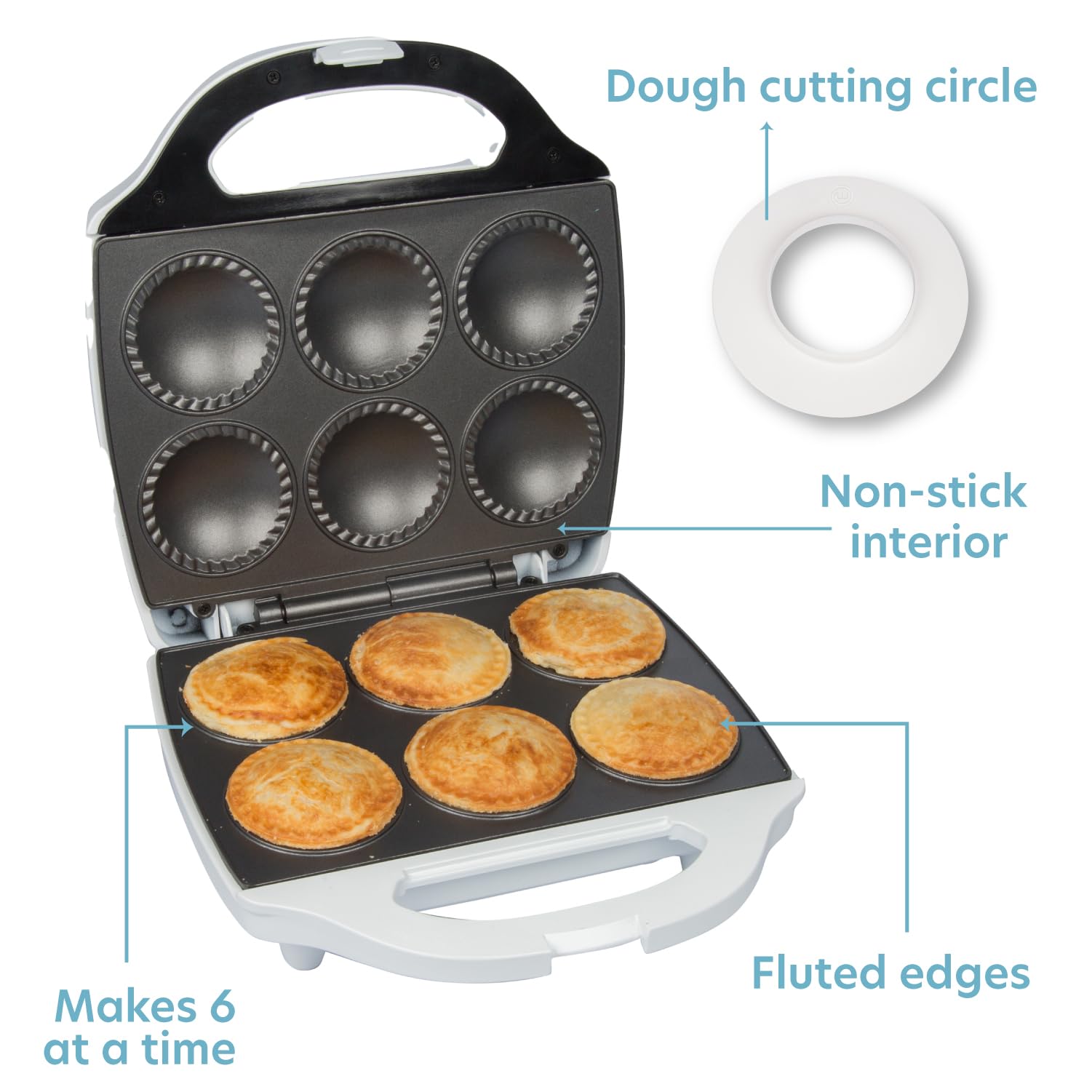 CucinaPro dough cutting circle helps portions for perfect pies every time.