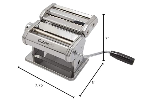 CucinaPro easy-lock dough dial for precise sheet thickness