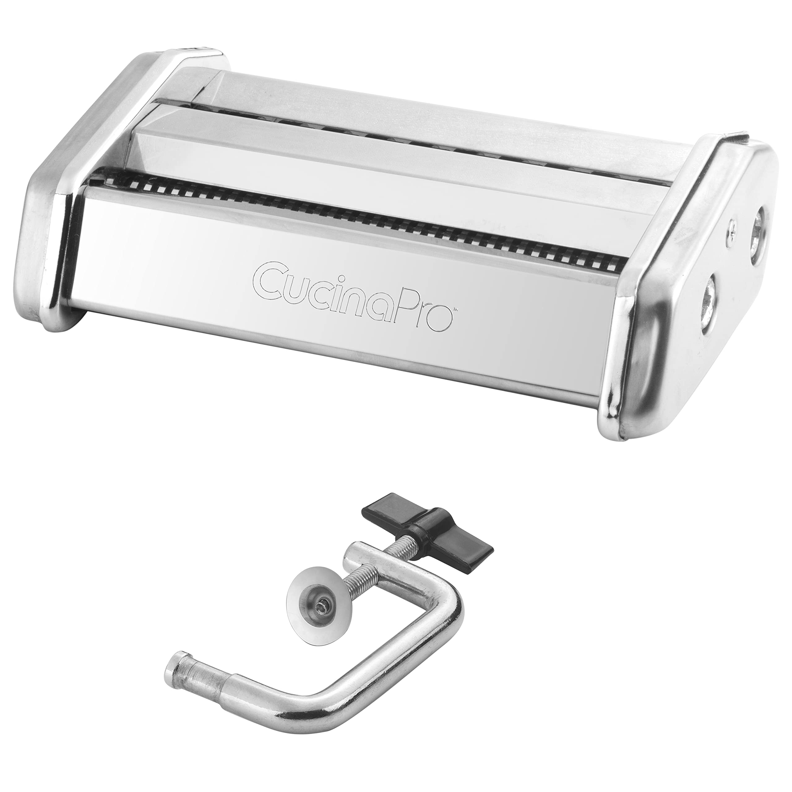 CucinaPro manual hand crank close-up for traditional operation