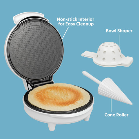 CucinaPro nonstick plates ensure easy release and quick cleanup