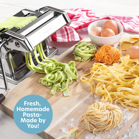 CucinaPro Pasta Maker Deluxe recipe book included