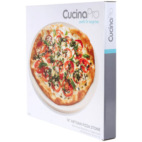 CucinaPro pizza stone for BBQ elevates outdoor pizza nights.