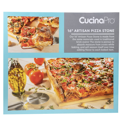 CucinaPro baking stone durable construction suitable for high-temperature baking