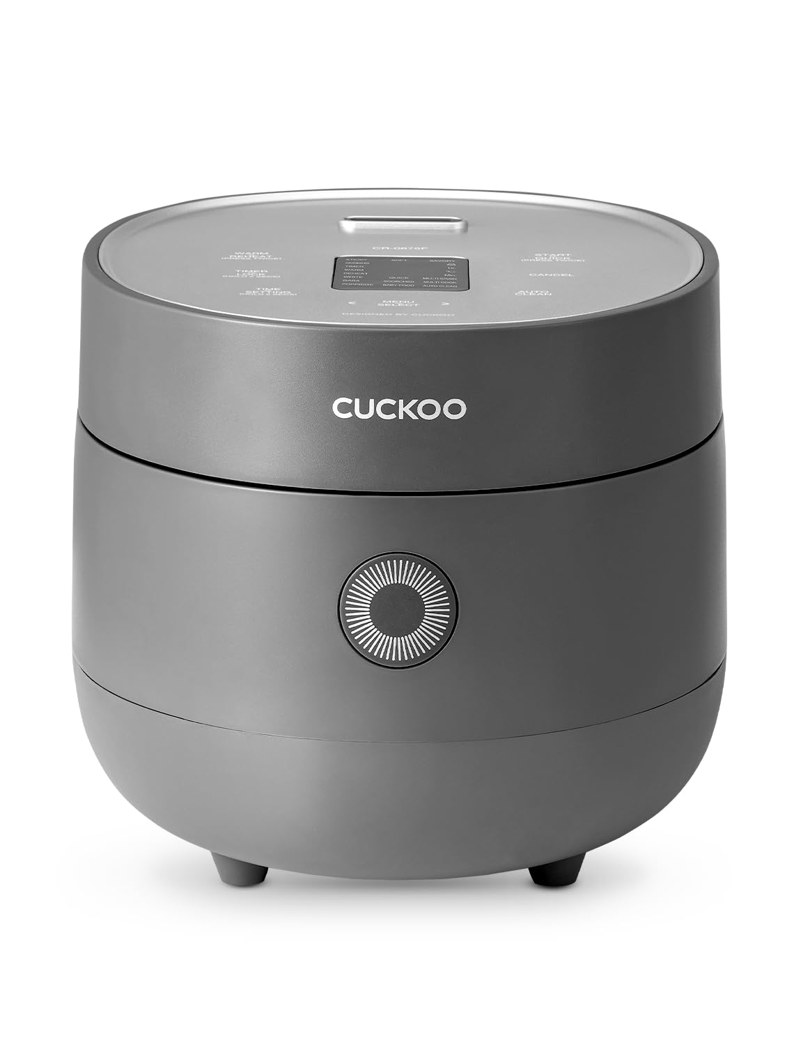 CUCKOO Micom rice cooker front view for a sleek kitchen fit