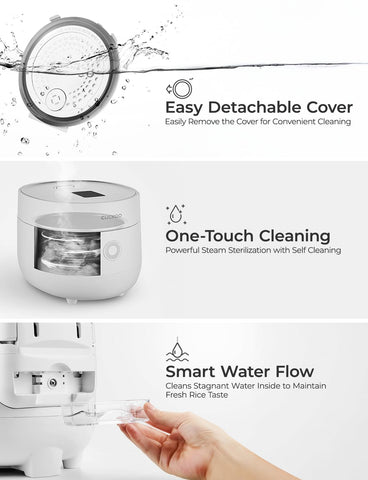 CUCKOO Micom fuzzy logic technology delivers consistent results