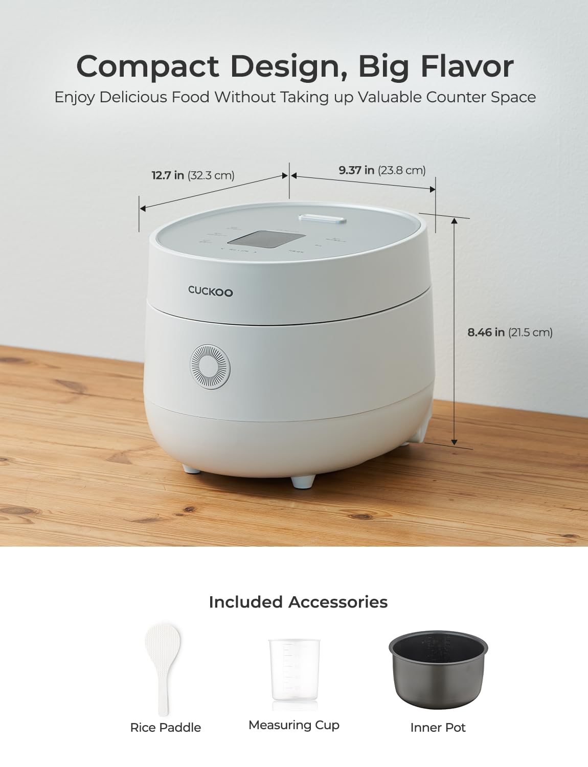 CUCKOO Micom quick rice mode speeds up meals
