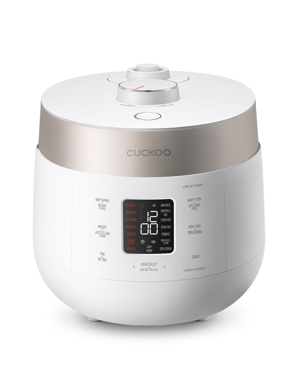 CUCKOO Twin Pressure Rice Cooker outer shell, premium design for busy kitchens