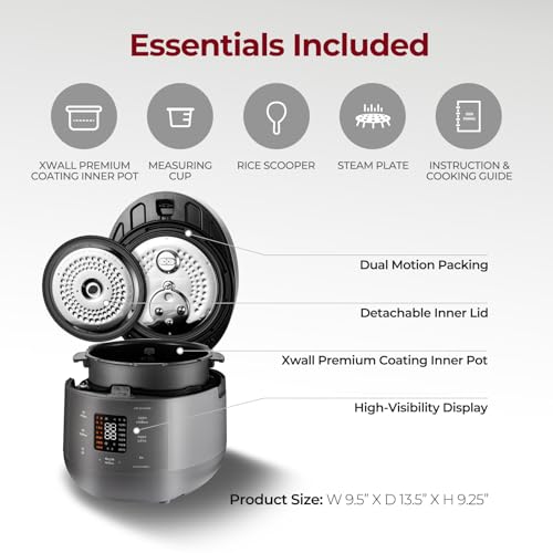 CUCKOO Rice Cooker with voice guide for hands-free operation during busy mornings