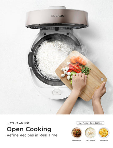 CUCKOO voice guide assists navigation hands-free during cooking