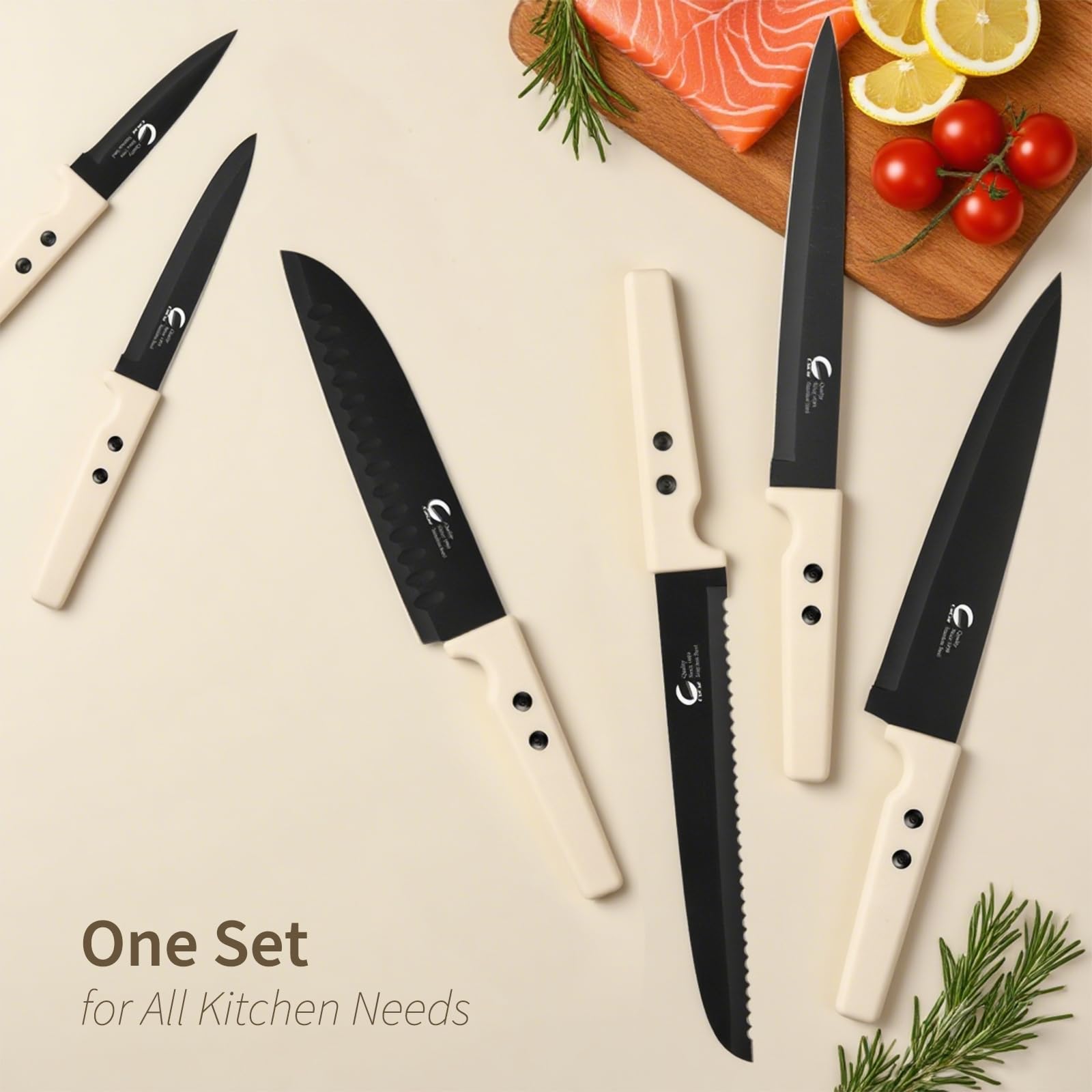 CuCut 8in bread knife ready for crusts and clean bread cuts