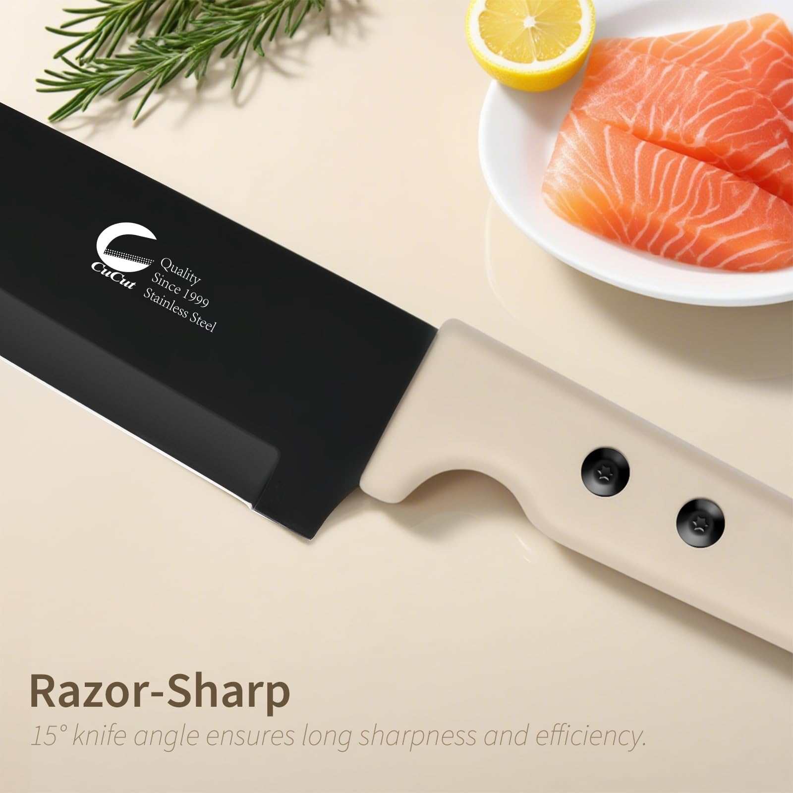 CuCut blades with safety sheaths protect blades and hands during storage