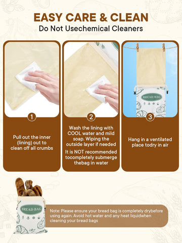 CUIJIALAHA pattern design adds elegant style to bread storage and transport.