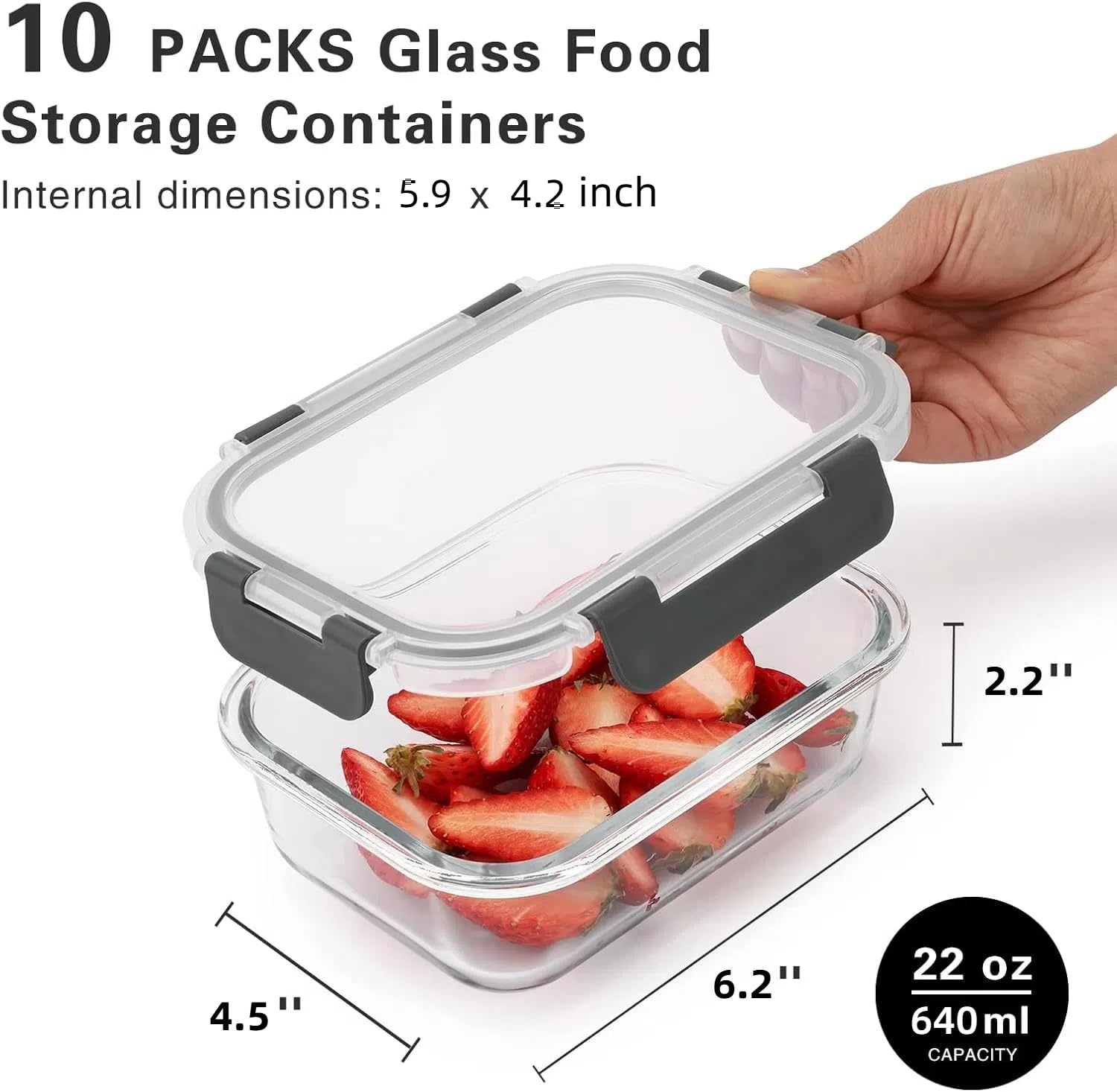 Cuiselect gray lids pair with clear glass to fit any kitchen style.