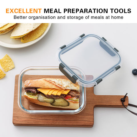 Cuiselect reusable glass storage set reduces waste and saves money over time.