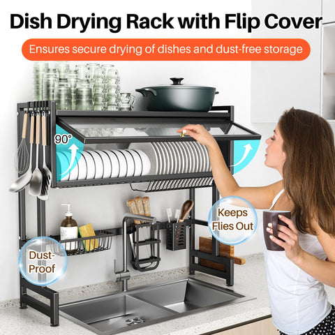 CUISIBOT over-sink design saves counter space while keeping utensils within reach.