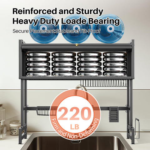CUISIBOT width 33.4-inch fits large sinks up to 31.9 inches.
