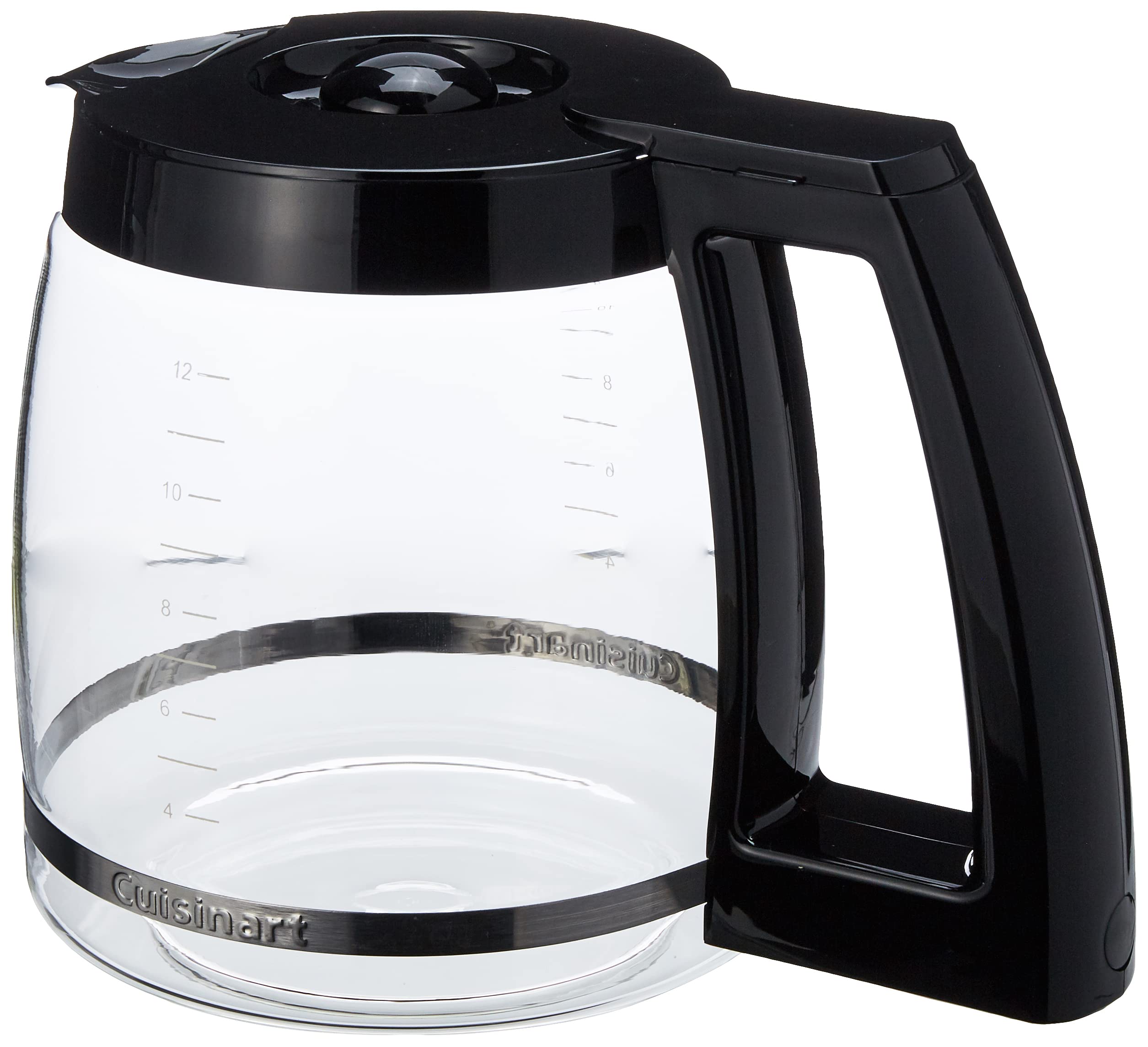 Cuisinart carafe with dripless spout helps prevent drips.