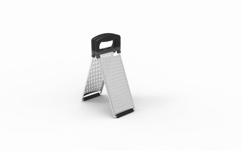 Cuisinart 2-in-1 compact grater with coarse surface for efficient grating over food.