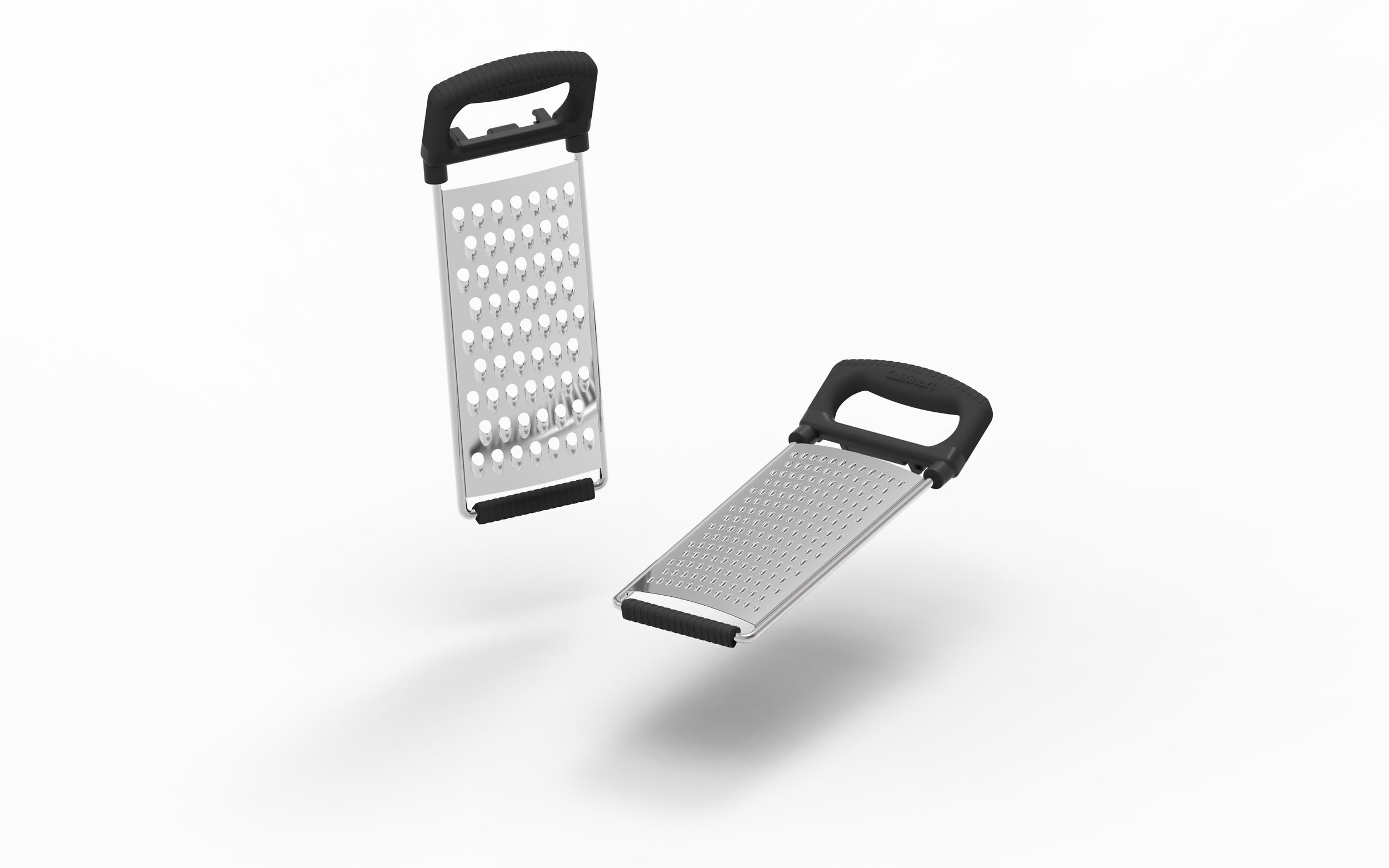 Cuisinart CTG-00-FG grater folded flat for compact storage and quick cleanup.