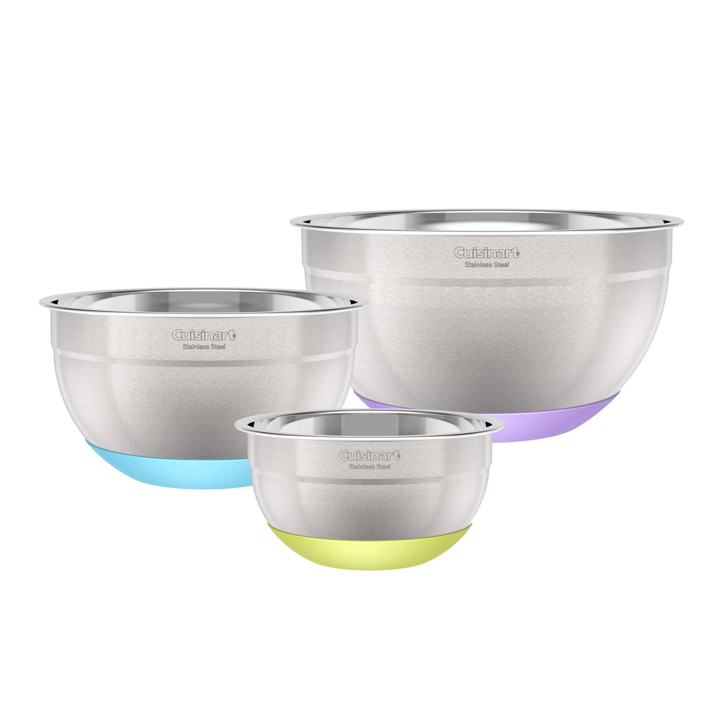 Cuisinart 5 qt bowl with nonslip base supports large batches