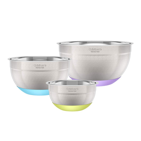 Cuisinart 5 qt bowl with nonslip base supports large batches