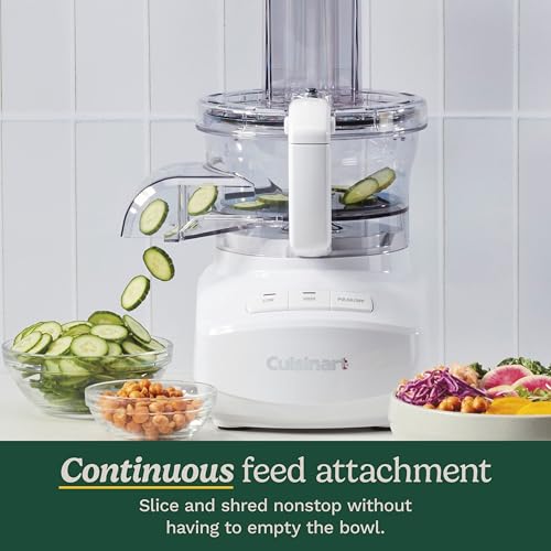 Cuisinart control panel offers high, low, and pulse for precise prep.