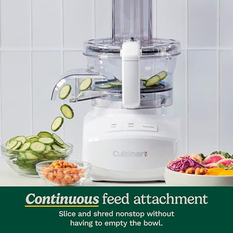 Cuisinart control panel offers high, low, and pulse for precise prep.