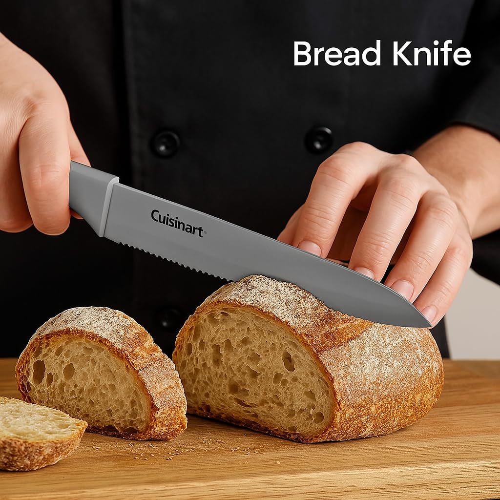 Cuisinart Advantage 6.5-inch utility knife with guard for daily tasks.