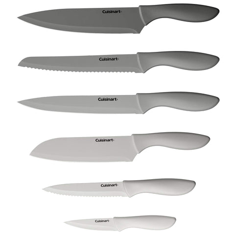 Cuisinart Advantage 8-inch chef knife with guard for precise slicing.