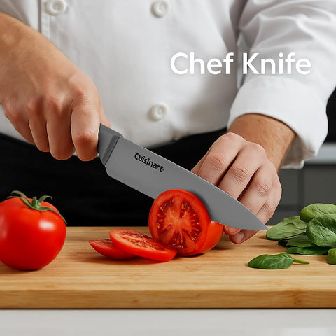 Cuisinart Advantage 8-inch serrated bread knife with guard for crusty loaves.