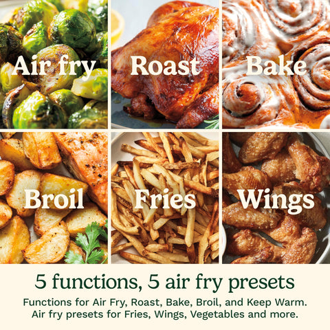 Cuisinart AIR-200NAS pre-set fries icon for quick, reliable fries