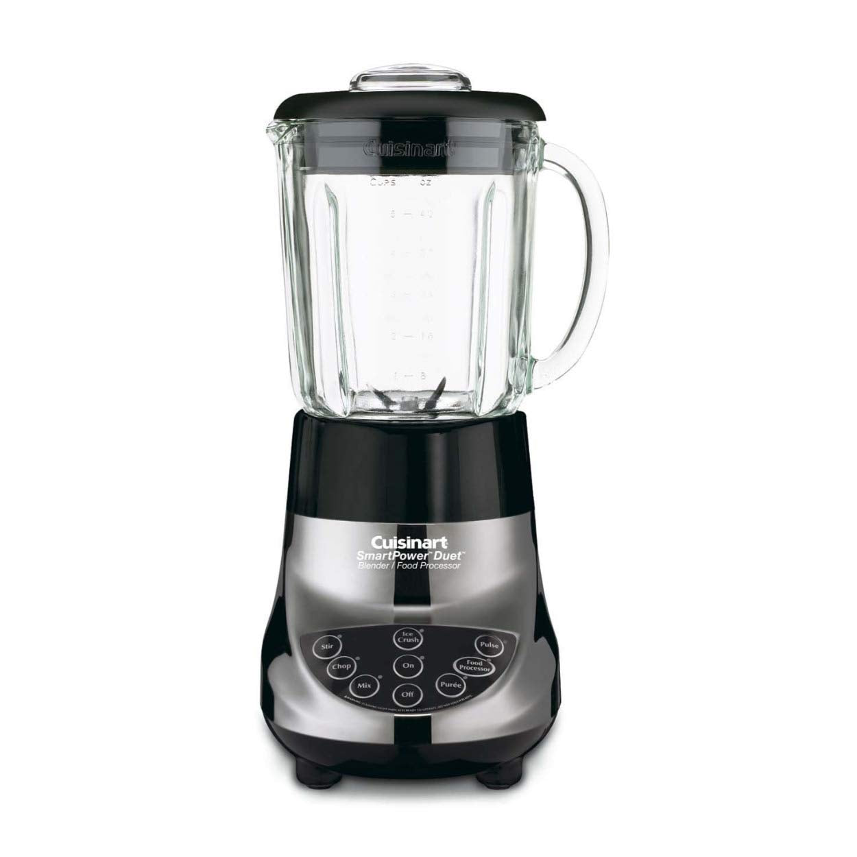 Cuisinart BFP-703BC blender jar with 48-ounce glass for smooth blends
