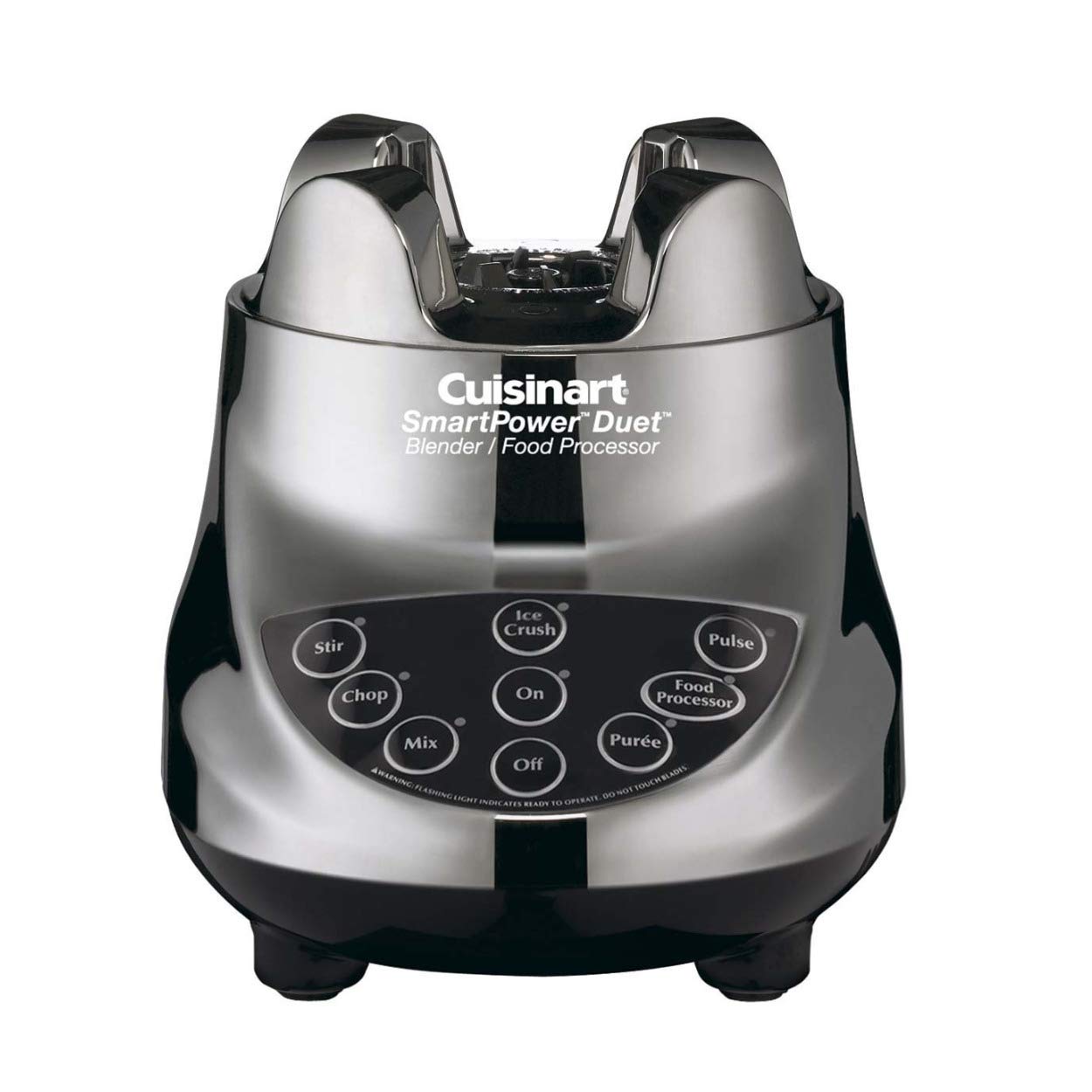 Cuisinart BFP-703BC control panel with 7-speed LED indicators for easy blending