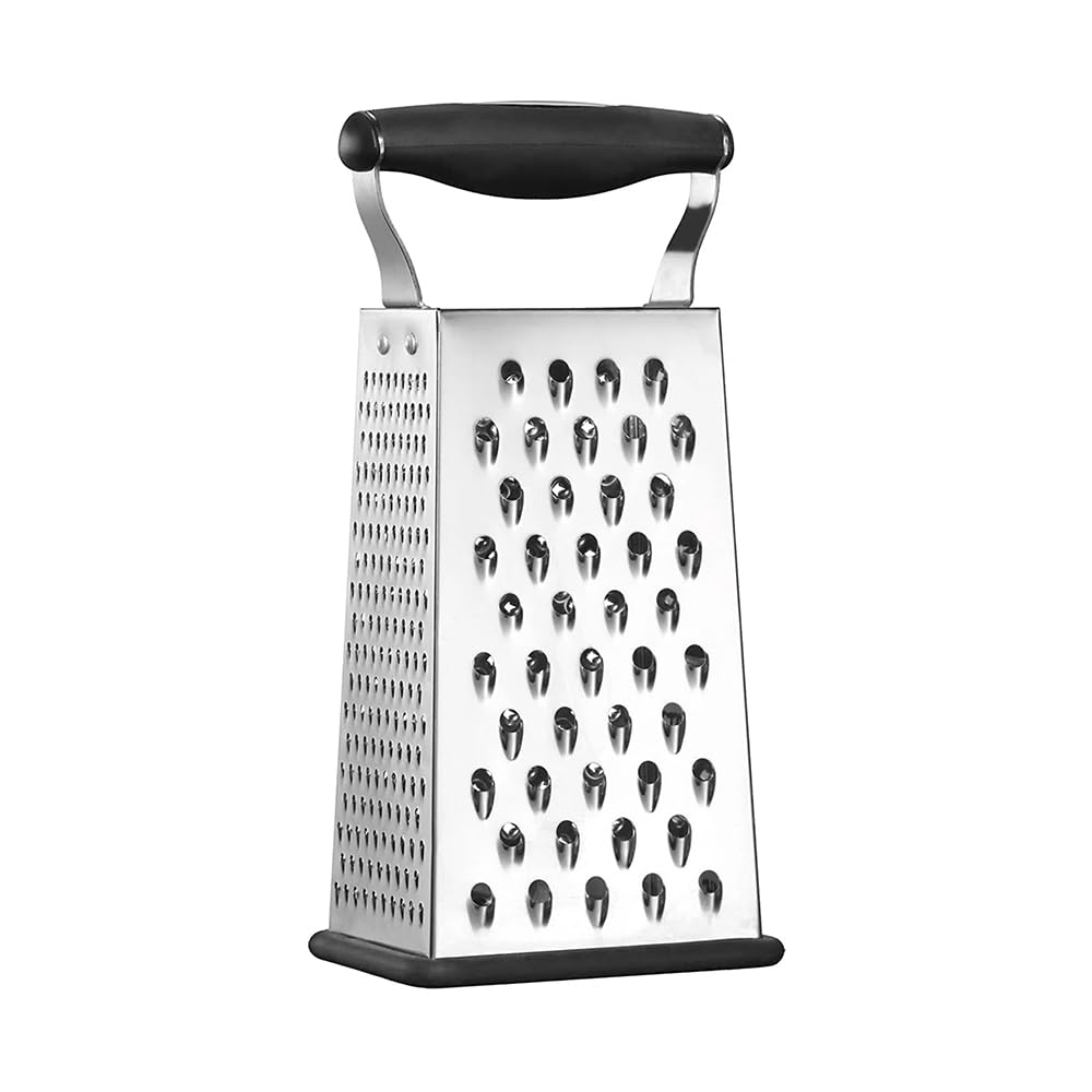 Cuisinart Boxed Grater Black front view for versatile prep with four sides