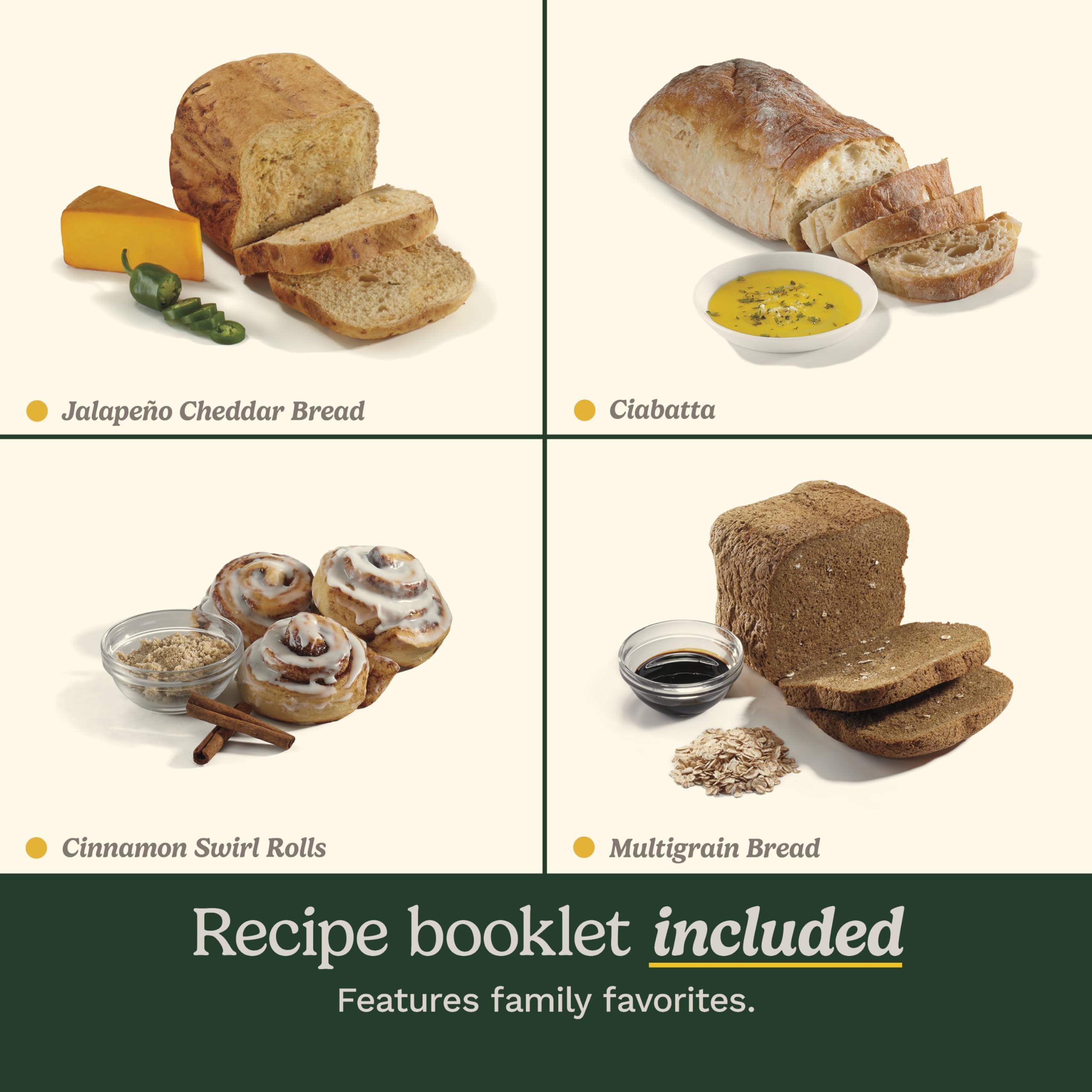 Compact design of the Cuisinart bread maker fits small kitchens