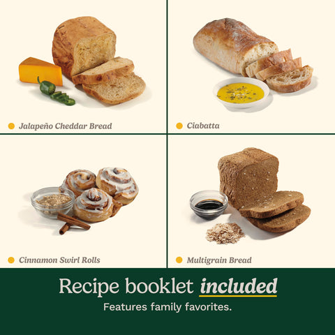 Compact design of the Cuisinart bread maker fits small kitchens