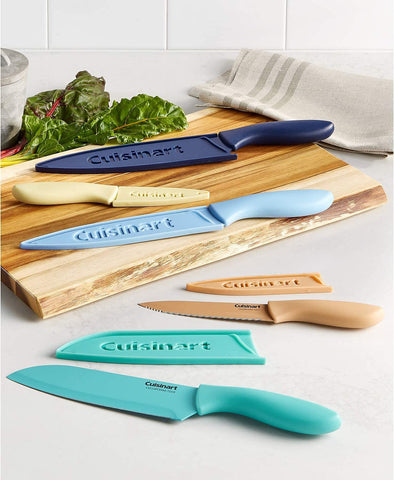 Cuisinart 7-inch Santoku knife with color-coded coating for precise prep