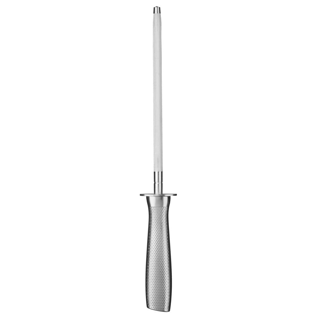 Cuisinart C77SS-15PG knife blade edge sharp captures precision for slicing tasks.