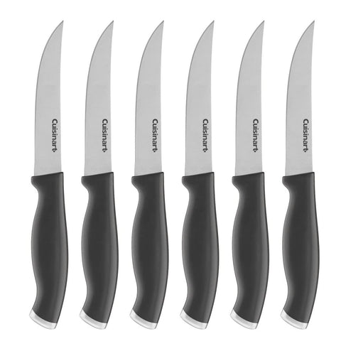 Cuisinart C77SSB-12P knife block set featuring 5-inch Santoku for versatile chopping.
