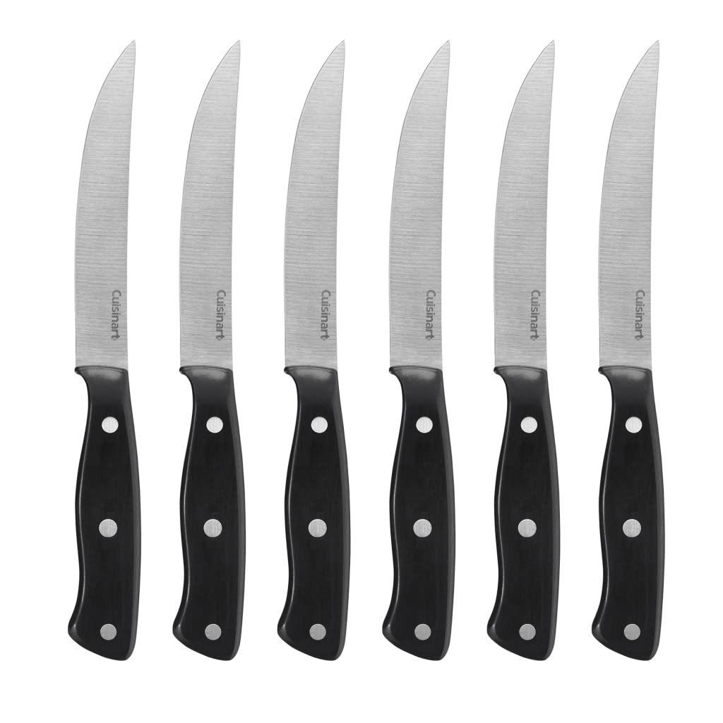 Cuisinart C77TR-S6SK blade closeup shows sharp serrations for precise cuts.