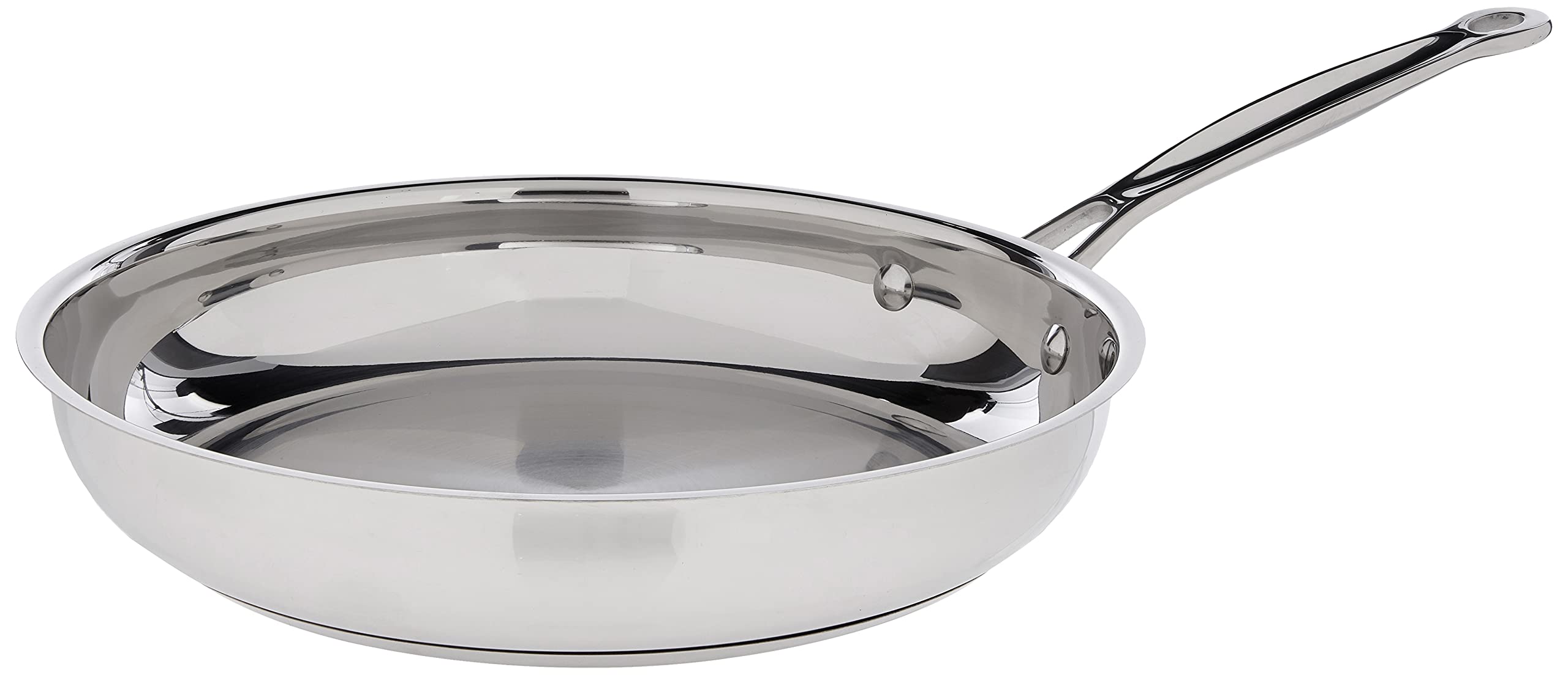 Cuisinart Chef's Classic 10in skillet with mirror finish, ideal for searing and even browning