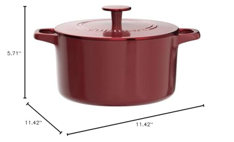 Cuisinart Chef's Classic enameled cast iron casserole serving table-ready keeps food warm