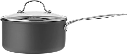 Cuisinart Chef's Classic saucepan interior markings aid precise cooking measurements.