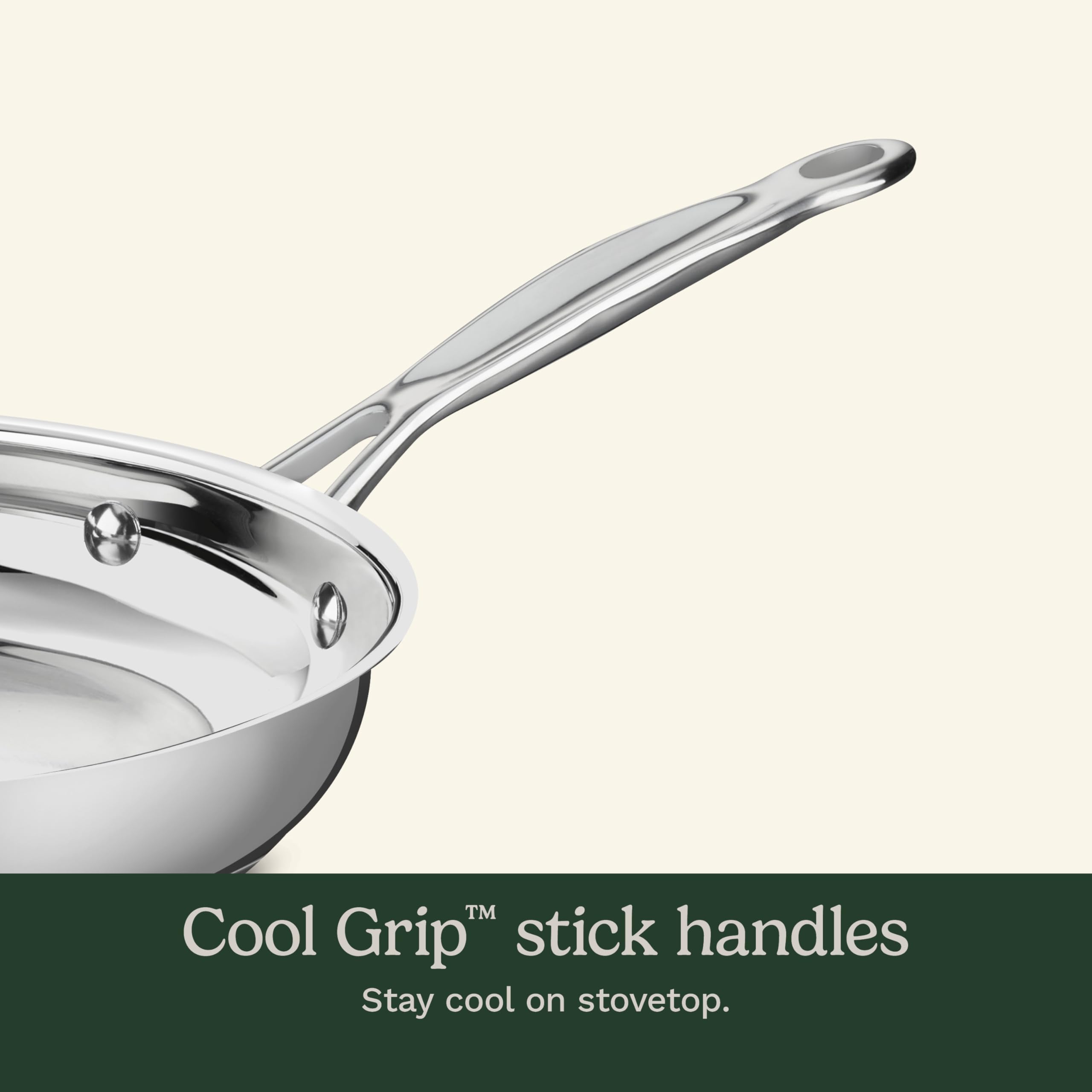 Cuisinart Chef's Classic stainless is dishwasher safe for quick cleanup.