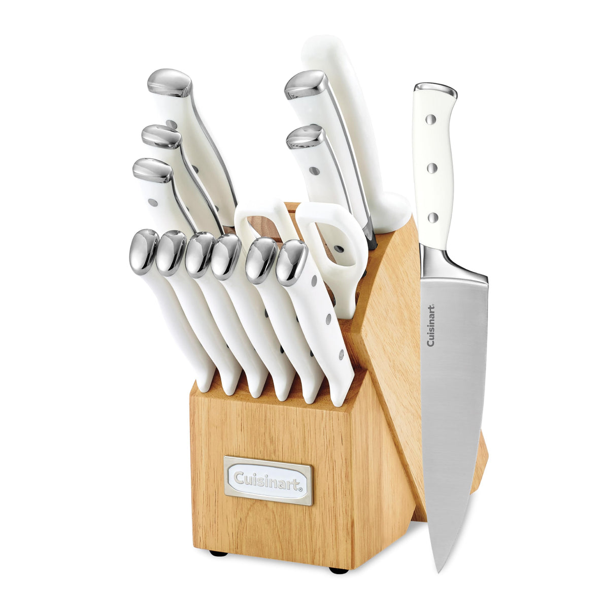 Cuisinart Classic forged 15-piece knife set in block for precision slicing