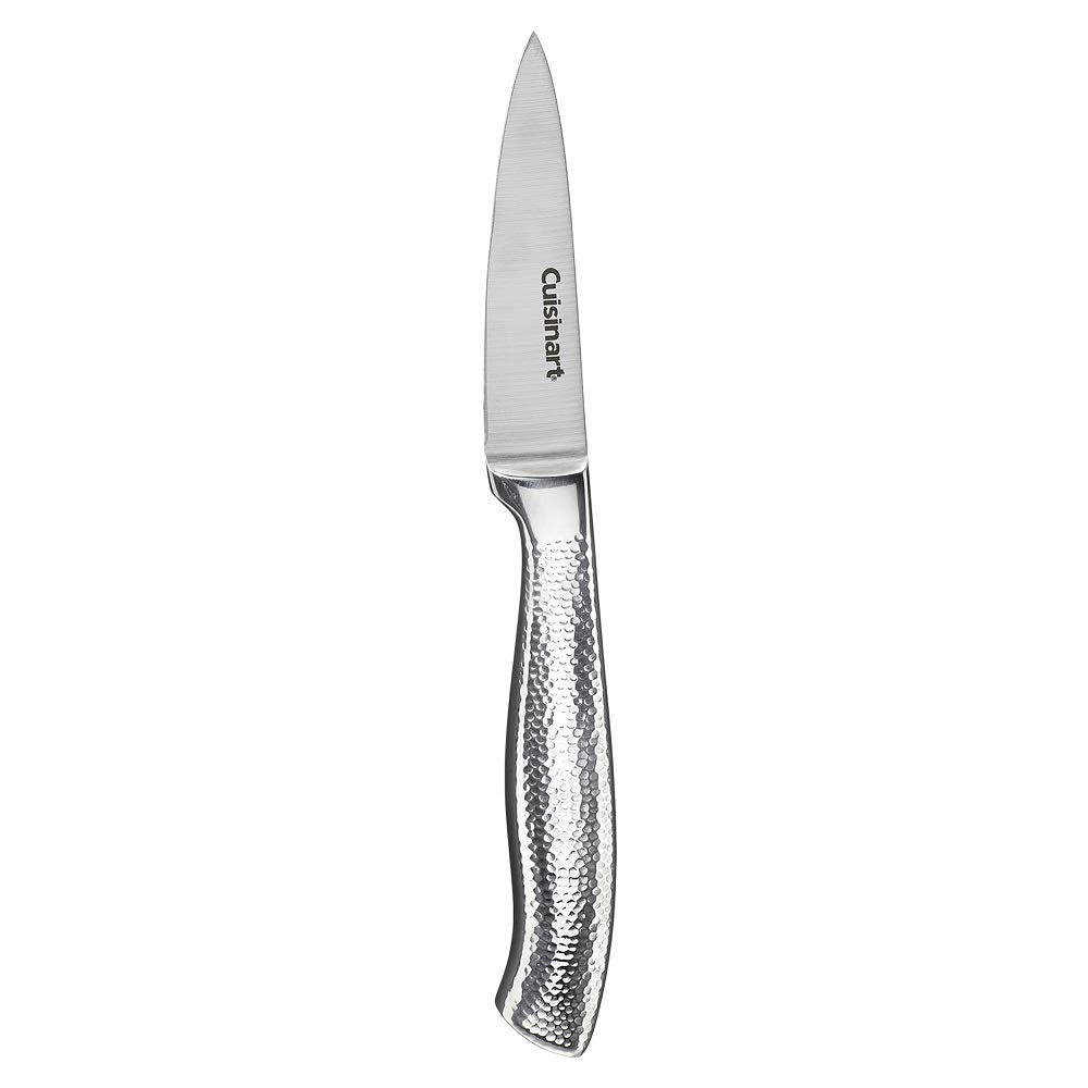 Cuisinart Classic eight piece steak knives aligned for even cuts