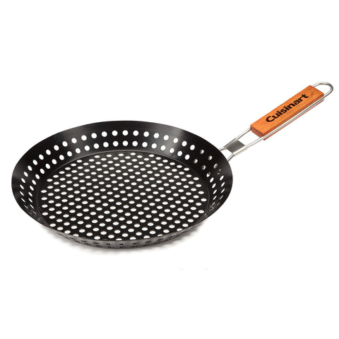 Cuisinart CNW-200 non-stick grilling skillet 12in for easy release and quick cleanup.