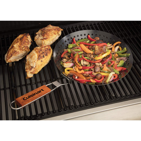 Cuisinart CNW-200 12-inch grilling skillet boosts weeknight meals with flavorful results.