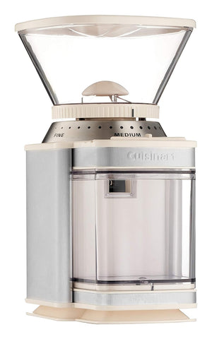 Removable bean hopper and chamber on Cuisinart grinder for simple cleaning