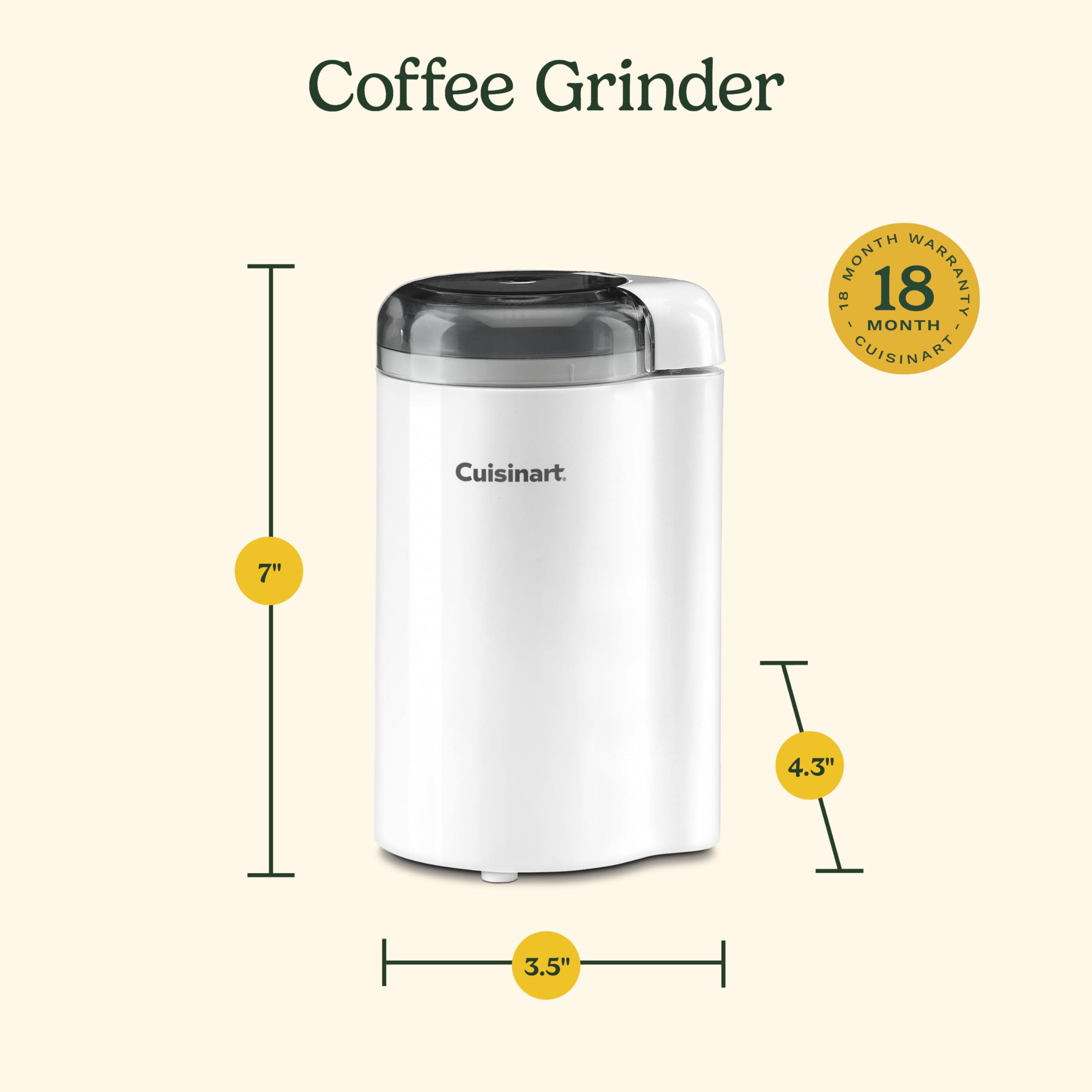 Cuisinart cord storage keeps counters neat and clutter-free.